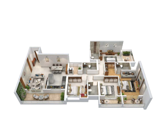 4 BHK Empire Square