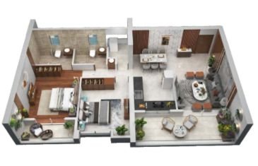 2 BHK Empire Square