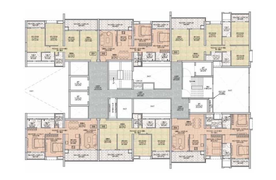 Empire Square Floor Plan